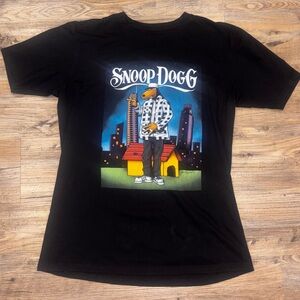 Snoop Dogg Joe Cool Graphic T Shirt XL Hip Hop‎ Streetwear Collectible Rap Black